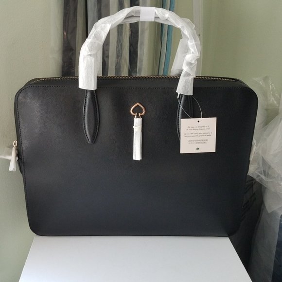 $198/$329 New!! KATE SPADE black laptop bag - Picture 15 of 16